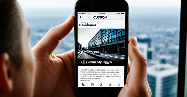 Création d'applications mobiles sur mesure : un atout pour votre projet